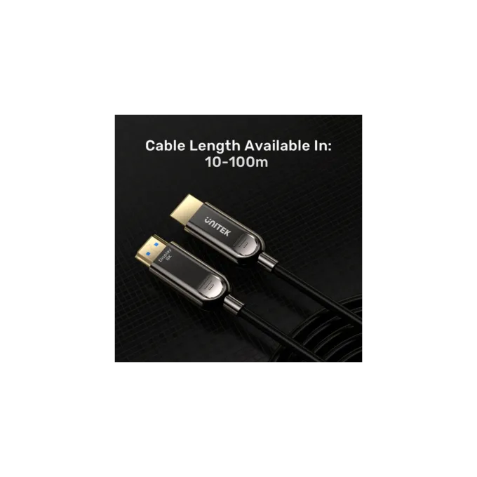 Unitek Fiber Optic HDMI 2.1 Cable - C11085GY-50M - 8K60Hz, 50.0m — image 7