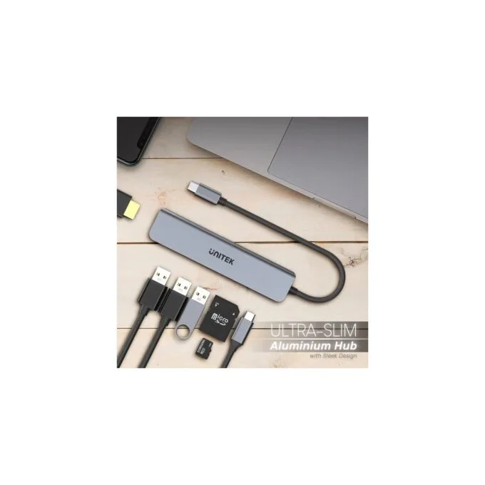 Unitek H1118A uHUB S7+ 7-in-1 USB-C Hub HDMI PD100W — image 7