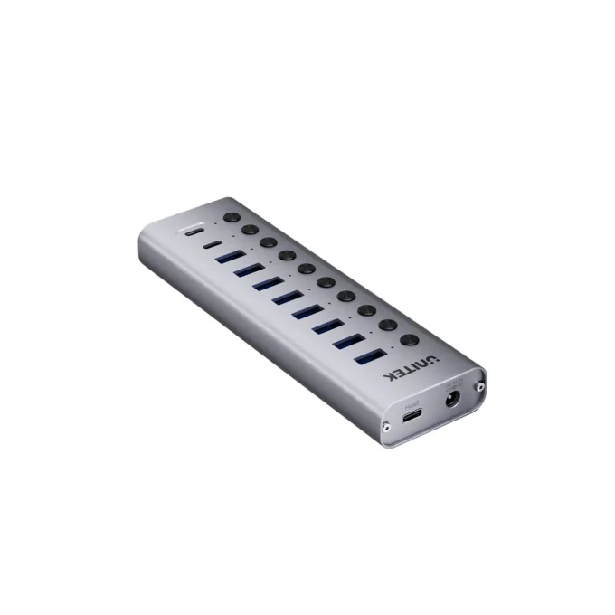 Unitek H1315B USB-C Hub 8xUSB-A Power Switch 2xUSB-C 12V3A — image 5