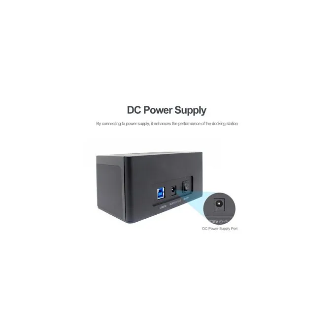 Unitek HDD Docking Station - Y-1078 - 2.5 3.5inch SATA6G Single Bay — image 8
