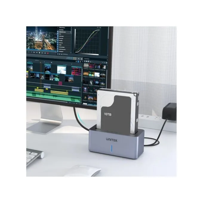 Unitek HDK SATA6G Single Bay HDD Docking Station - S1304A - Single Bay HDD Docking Station — image 8