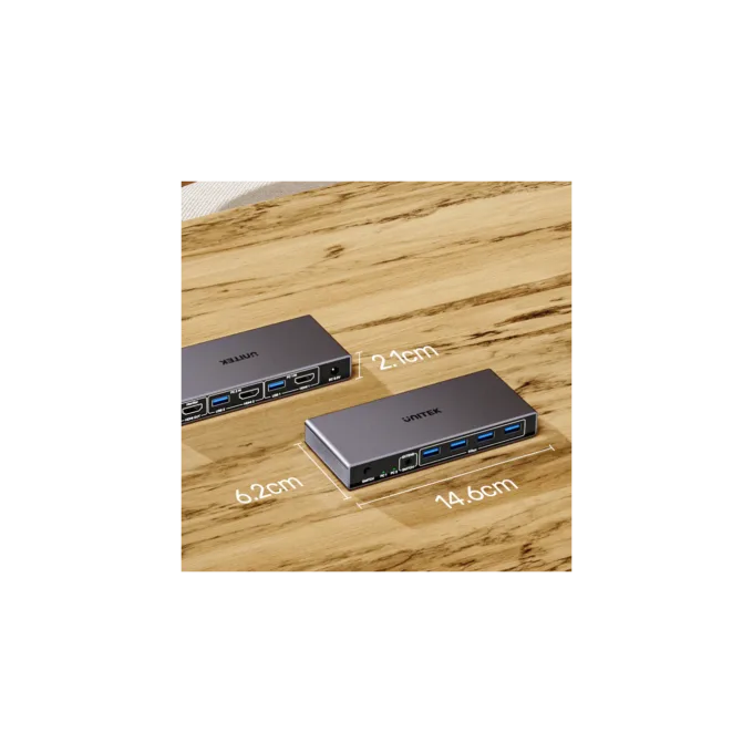 Unitek KVM HDMI Switch - V1309A - 2-1 4K60Hz with 4-Port USB 3.0 — image 7