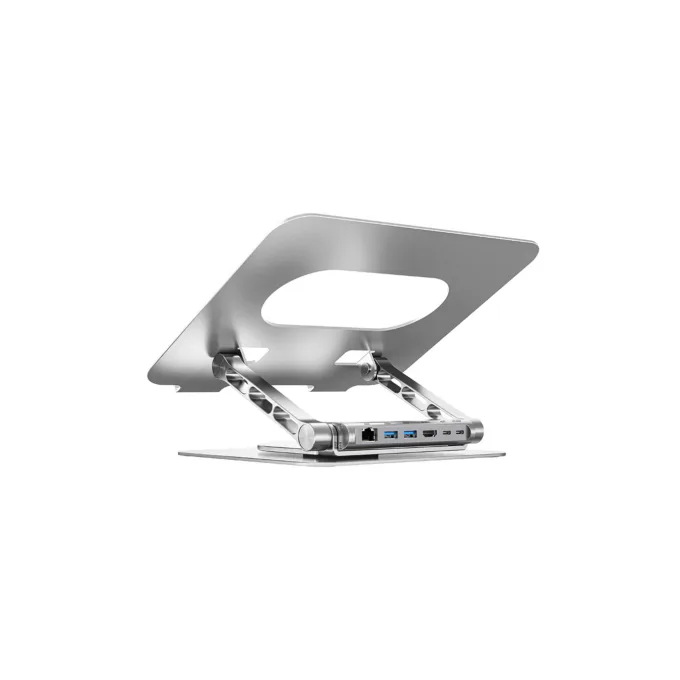 Unitek Laptop Stand with USB Hub - D1109B - 4K30Hz HDMI + FE Lan + PD100W — image 2