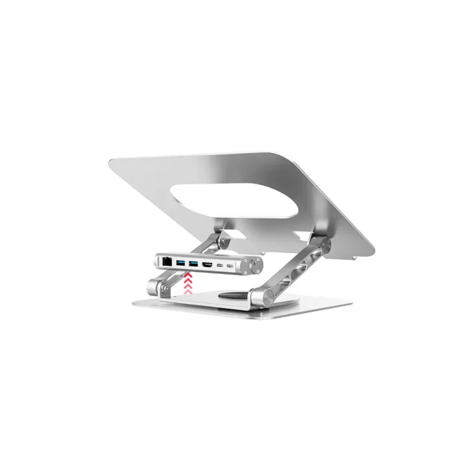 Unitek Laptop Stand with USB Hub - D1109B - 4K30Hz HDMI + FE Lan + PD100W — image 1