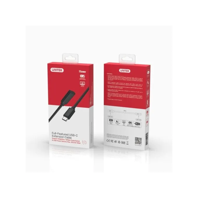Unitek MC Type-C Extension Cable C14086BK-1.5M PD100W 1.5m — image 9