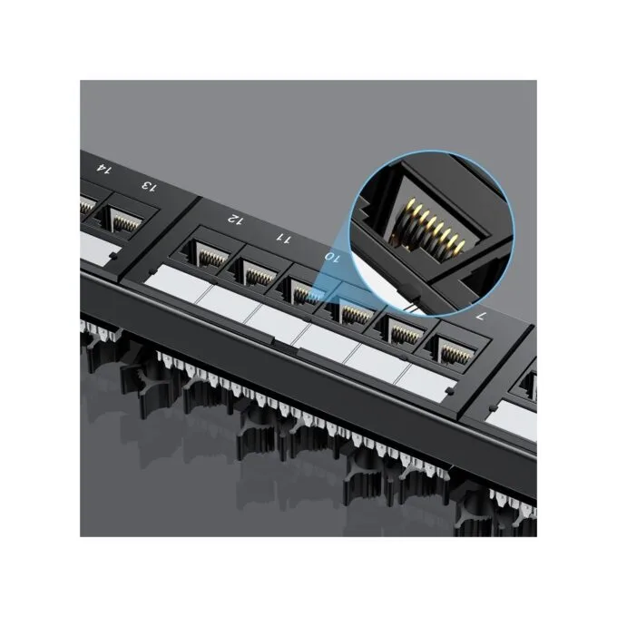 Unitek Network Patch Panel - T003A - 24-Port CAT6 UTP Patch Panel — image 5