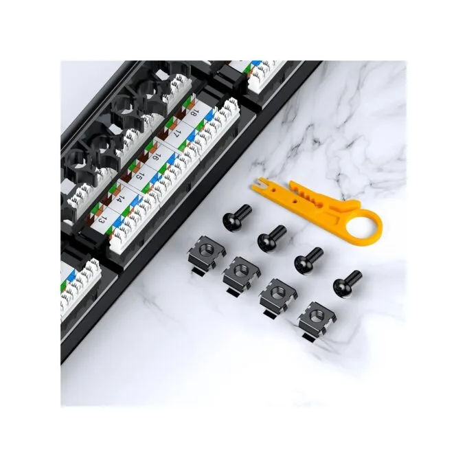 Unitek Network Patch Panel - T003A - 24-Port CAT6 UTP Patch Panel — image 6