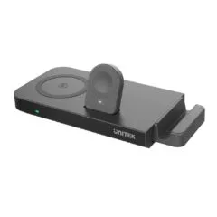 Unitek - P1222B - 5-in-1 MagMighty Combo 48W 3x Wireless Charging Areas 1x USB-A 1x USB-C