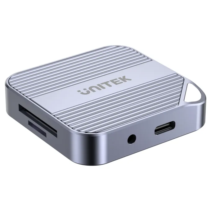 Unitek S1244C Magnetic Card Reader PD100W 4K@60Hz Audio - Space Grey — image 1