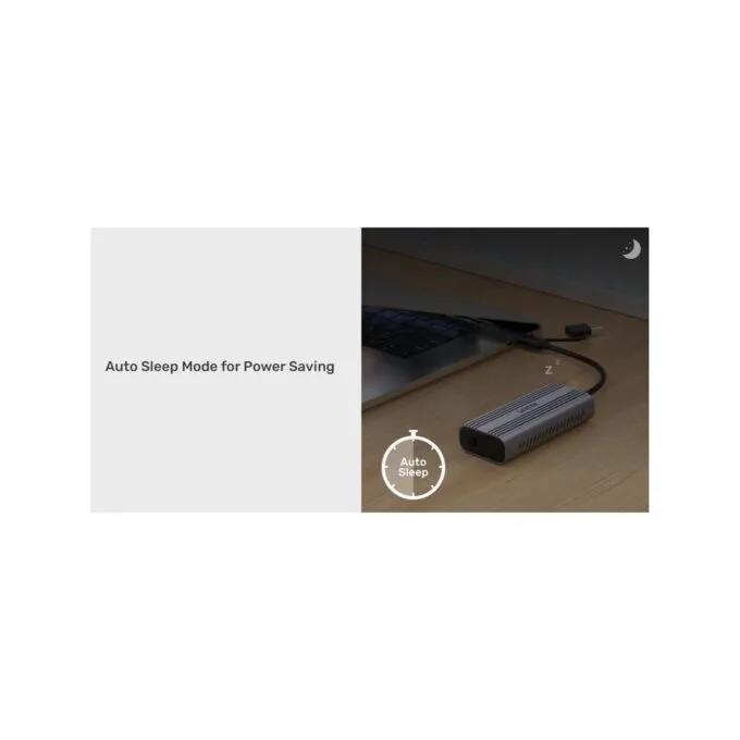 Unitek SolidForce Reefer USB-C 3.2 M.2 NVMe Alum Enclosure - S1225A - USB-C 3.2 M.2 NVMe Alum Enclosure — image 7