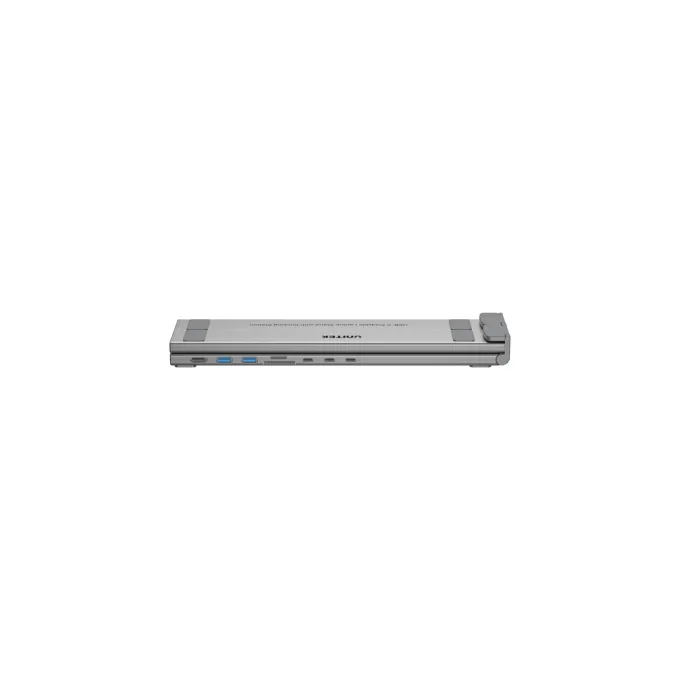 Unitek Stand for Laptop Foldable with Hub - D1137A - 2x USB-A, 1x USB-C, HDMI, SD, PD100W — image 3