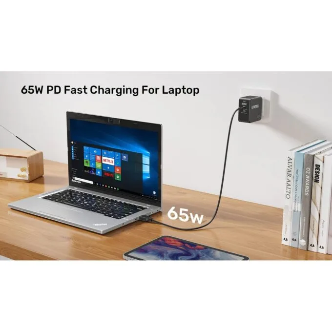 Unitek UCL USB-C to DC Cable 1.8m 65W for HP 4.5x3.0mm - C14117BK - 1.8m 65W for HP 4.5x3.0mm — image 5