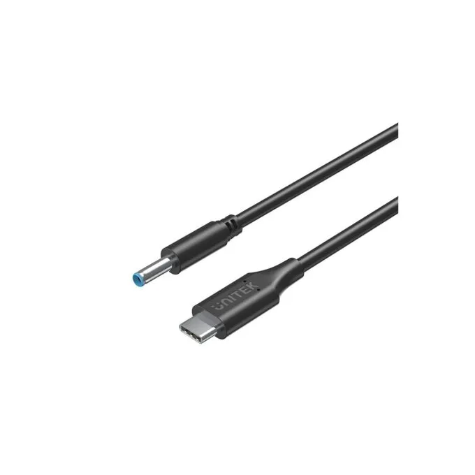 Unitek UCL USB-C to DC Cable 1.8m 65W for HP 4.5x3.0mm - C14117BK - 1.8m 65W for HP 4.5x3.0mm — image 1