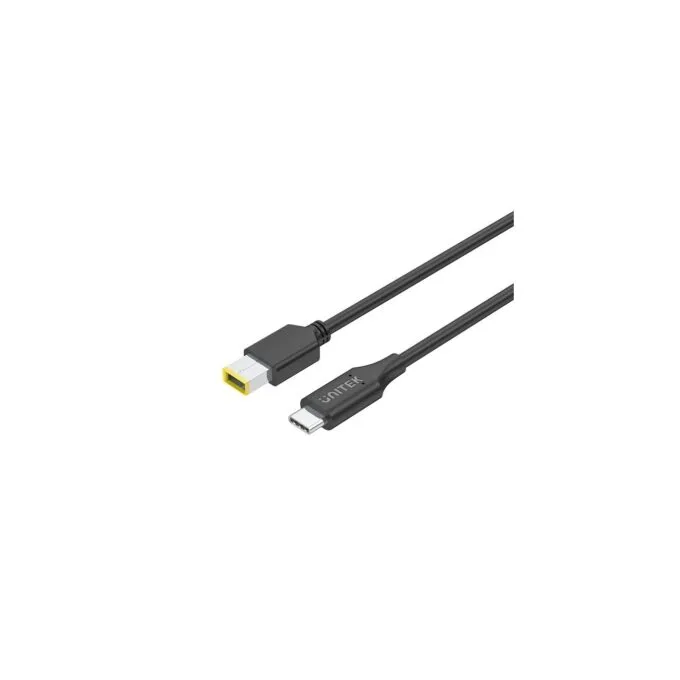 Unitek UCL USB-C to DC Cable - C14115BK - 1.8m 65W for Lenovo 11x4.5mm — image 1