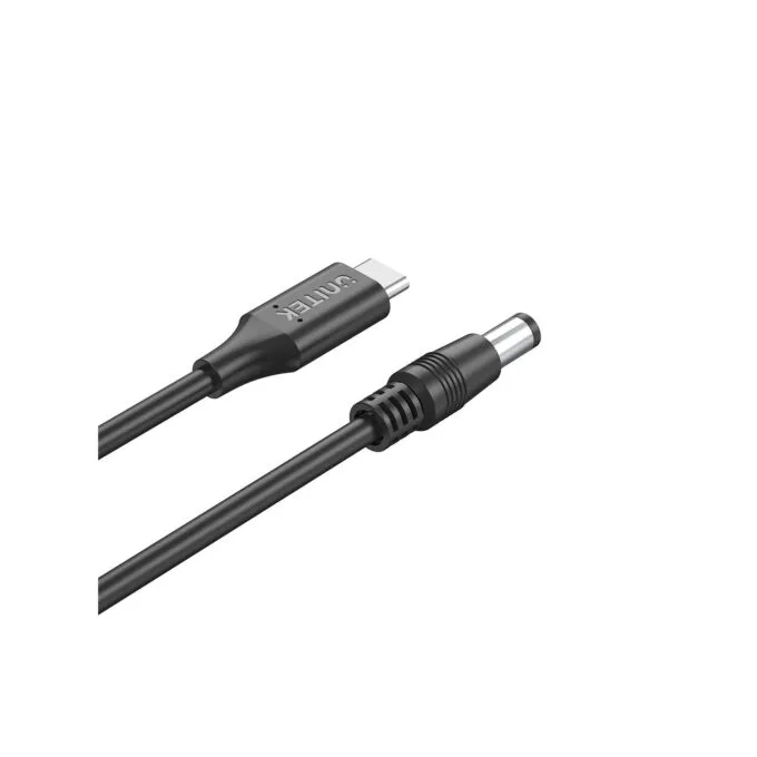 Unitek UCL USB-C to DC Cable - C14116BK - 1.8 m, 65W PD, for Toshiba-Asus, 5.5x2.5 mm — image 2