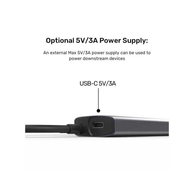 Unitek uHUB Q4 USB-C Hub 4x USB-A 10Gbps with Power Port H1112E — image 4