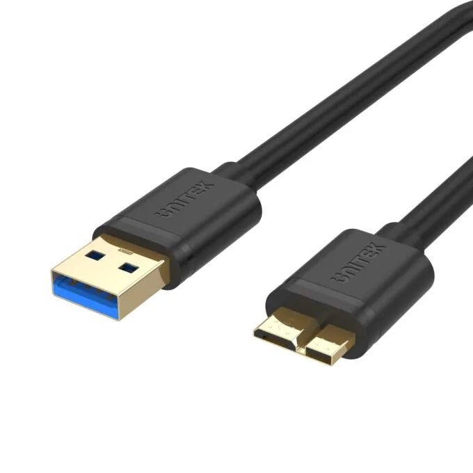 Unitek USB-A 3.0 to Micro-B Cable 0.3m for External HDD — image 1