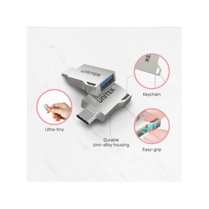 Unitek USB-A Female to USB-C Male Adaptor - A1025GNI - 5Gbps OTG — image 10