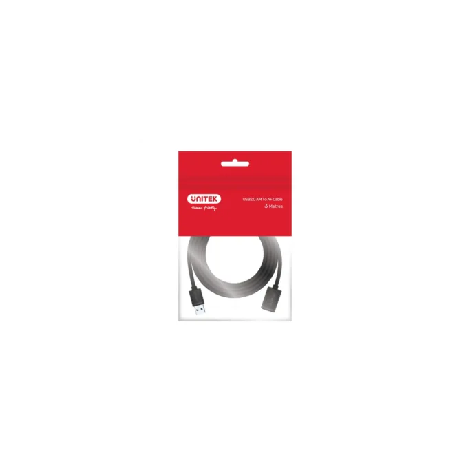 Unitek USB-A Male to USB-A Female Extension Cable 3m - Y-C417GBK - USB-A Male to USB-A Female Extension Cable 3m — image 7