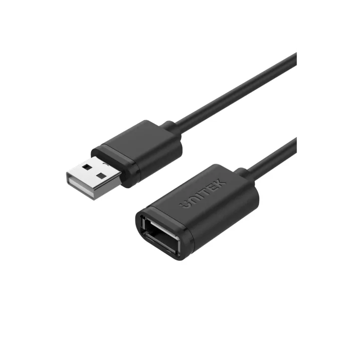 Unitek USB-A Male to USB-A Female Extension Cable 3m - Y-C417GBK - USB-A Male to USB-A Female Extension Cable 3m — image 1