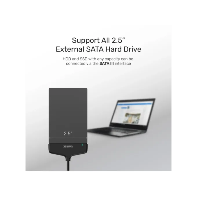 Unitek USB-C 3.1 to SATA6G Converter 2.5'' - Y-1096A - USB-C 3.1 to SATA6G Converter 2.5'' — image 4