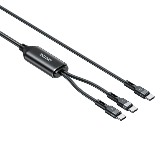Unitek USB-C Cable - C14146ABK01-1.8M - PD100W 2-in-1 Dual Charging — image 2