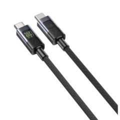 Unitek USB-C Cable PD60W Braided with Display 3.0m - C14158A-3M - PD60W Braided with Display 3.0m