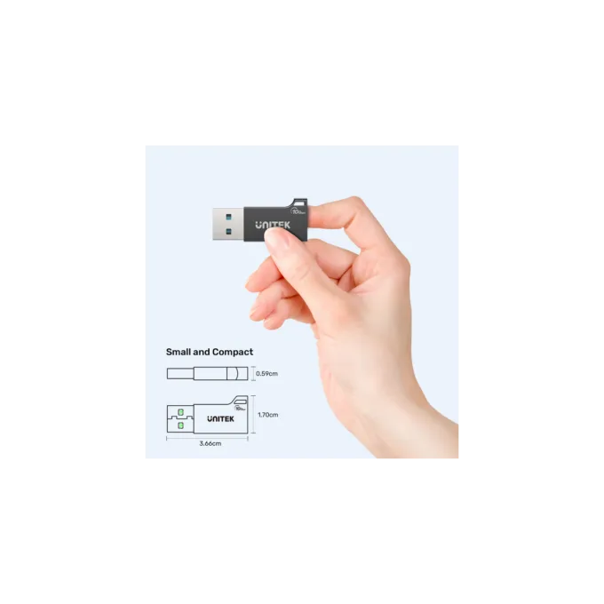 Unitek USB-C Female to USB-A Male Adapter - A1049A - 10Gbps — image 7