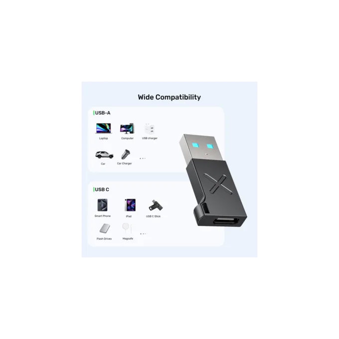 Unitek USB-C Female to USB-A Male Adapter - A1049A - 10Gbps — image 8