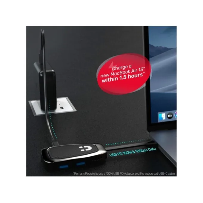 Unitek USB-C Hub D1053A - USB3.2 10Gbps HDMI 4K60 PD100W — image 6