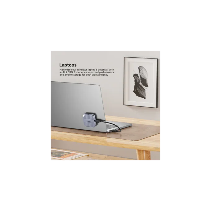 Unitek USB-C NVME PCIe M2 2230 Magnetic SSD Enclosure - S1244A - 10Gbps PD100W — image 11