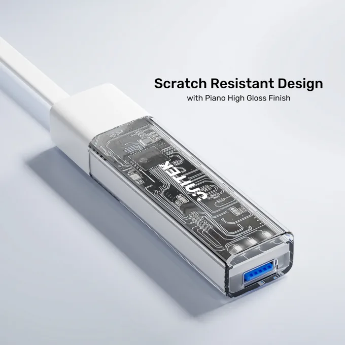 Unitek USB-C USB-A Hub - H1319A - 4xUSB-A Ports, Bi-Directional Detachable USB Cable — image 3