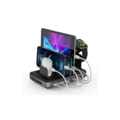 Unitek USB Charging Station - P1207B - 6-Port USB-A USB-C Charging Station 80W with 3xUSB PD