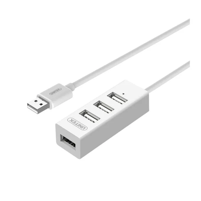 Unitek USB Hub - Y-2146 - 4-port USB2.0 Hub with 11cm cable — image 1