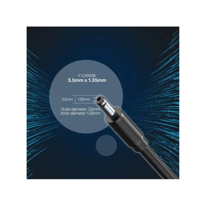 Unitek USB to DC - Y-C495BK - 3.5x1.35mm, Power 1m — image 6