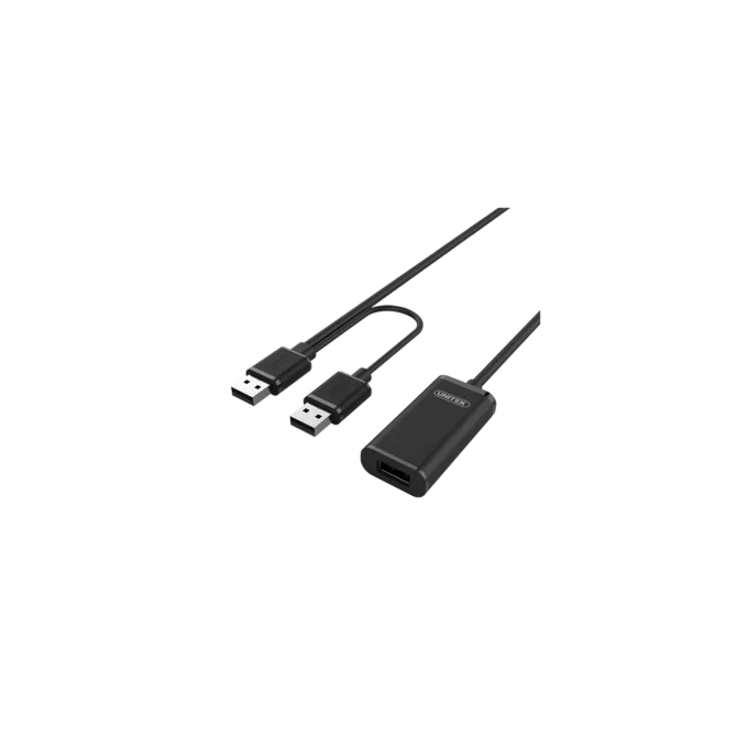 Unitek USB2.0 USB-A Male to USB-A Female Active Extension Cable - Y-279 - 20m — image 1