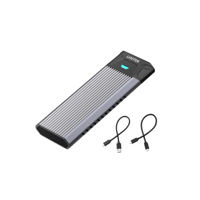 Unitek USB3.1 Gen2 Type-C to M2 SSD NVMe Enclosure - S-1203A - USB3.1 Gen2 Type-C to M2 SSD NVMe Enclosure — image 1