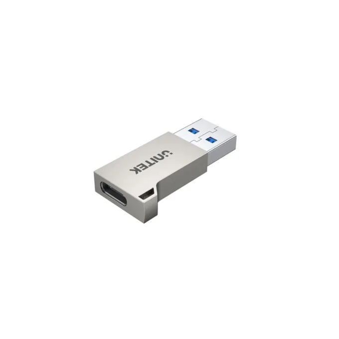Unitek USB3.1 Type-C Female to Type-A Male 5Gbps Adapter Silver A1034NI — image 1