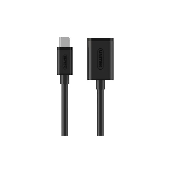 Unitek USB3.1 USB-C Male to USB-A Female Extension Cable - Y-C476BK - 20cm — image 2