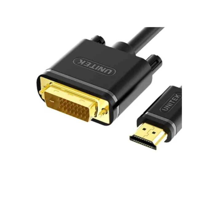 Unitek VC HDMI to DVI 24+1 1.5m Cable (Dual Direction) - Y-C217E - HDMI to DVI 24+1 1.5m Cable — image 1