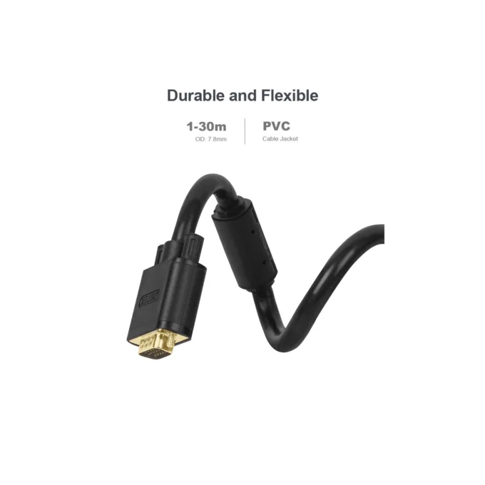 Unitek VGA Cable - Y-C506G - VGA to VGA Cable 10m — image 12