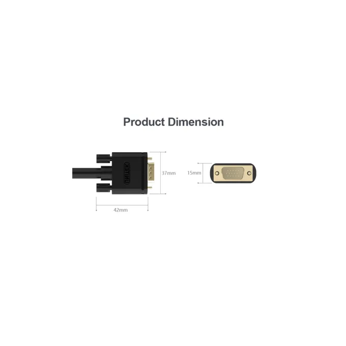 Unitek VGA to VGA Cable - Y-C503G - VGA to VGA Cable 1.5m — image 13