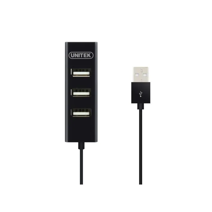 Unitek Y-2140 USB 2.0 4-Port Hub 0.8m - Black — image 2