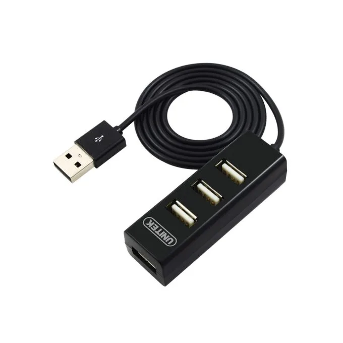 Unitek Y-2140 USB 2.0 4-Port Hub 0.8m - Black — image 3