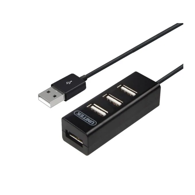 Unitek Y-2140 USB 2.0 4-Port Hub 0.8m - Black — image 1