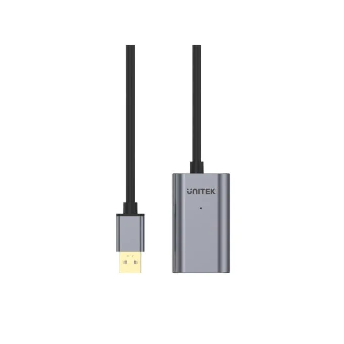 Unitek Y-274 USB2.0 USB-A Male to USB-A Female Active Extension Cable 20m — image 1