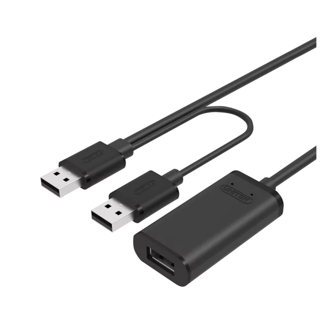 Unitek Y-277 USB2.0 USB-A Male to USB-A Female Active Extension Cable 5m — image 1