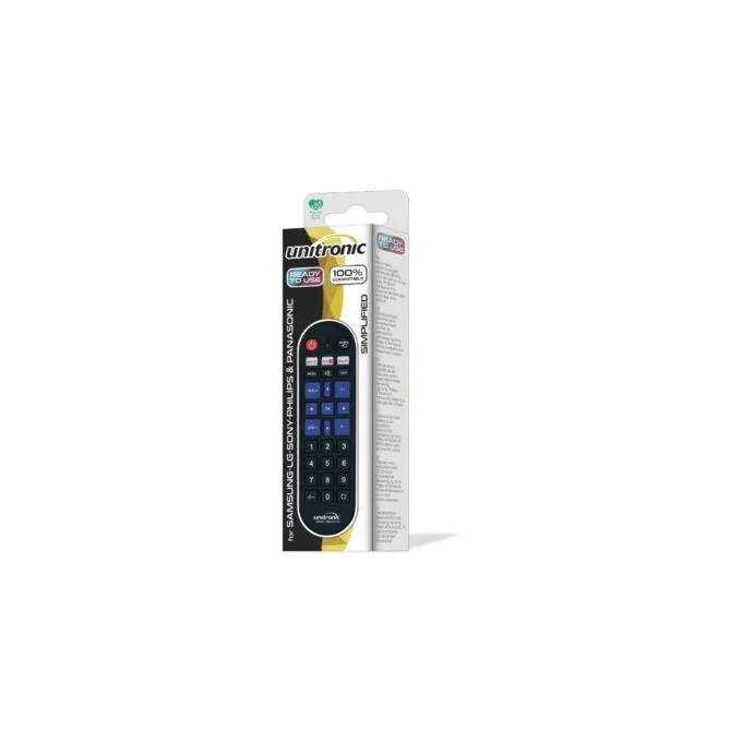 Unitronic Replacement Remote - Ready5 - Easy Multribrand TV Replacement Remote — image 2