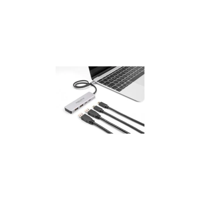 USB 10 Gbps USB Type-C Hub with 2x USB-A and 2x USB-C - USB Hub — image 2