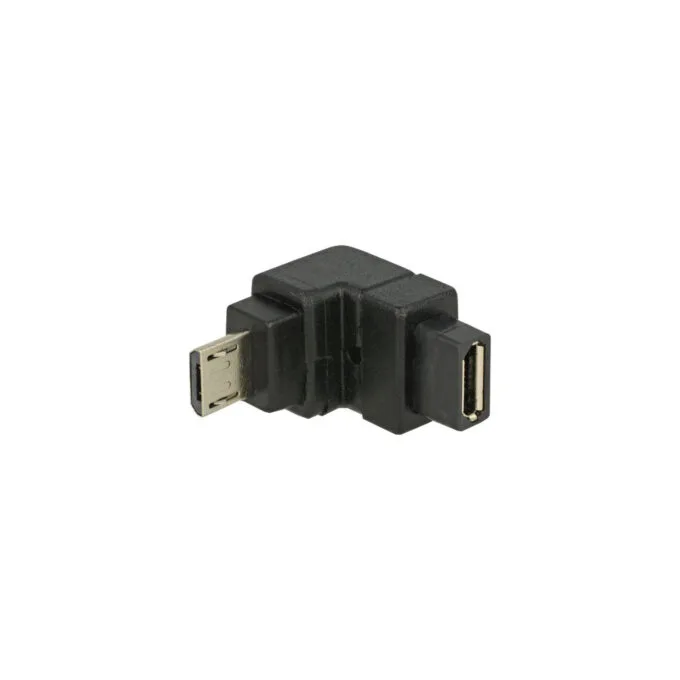 USB 2.0 adapter, micro-USB male to micro-USB female 90° — image 1